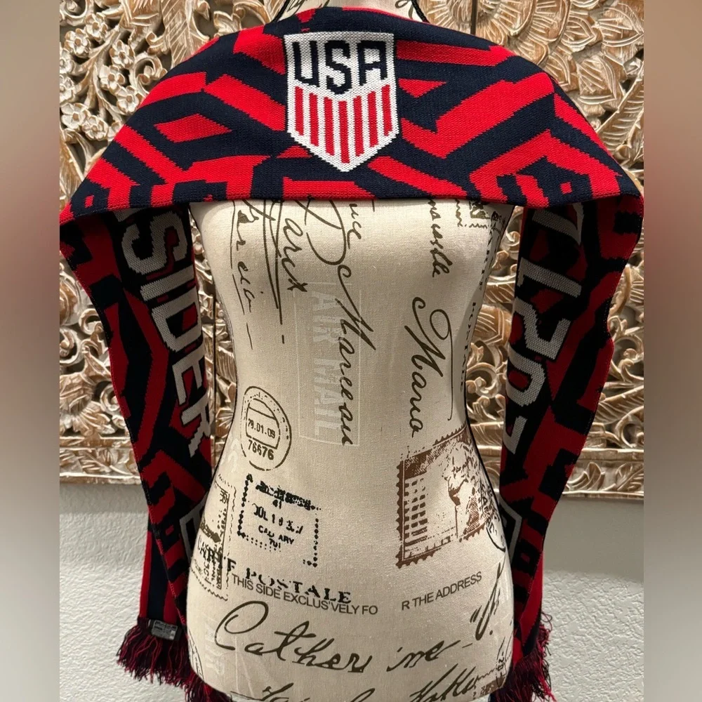 2021 US Soccer Insider USA Scarf- Measures 60”Lx7”W
